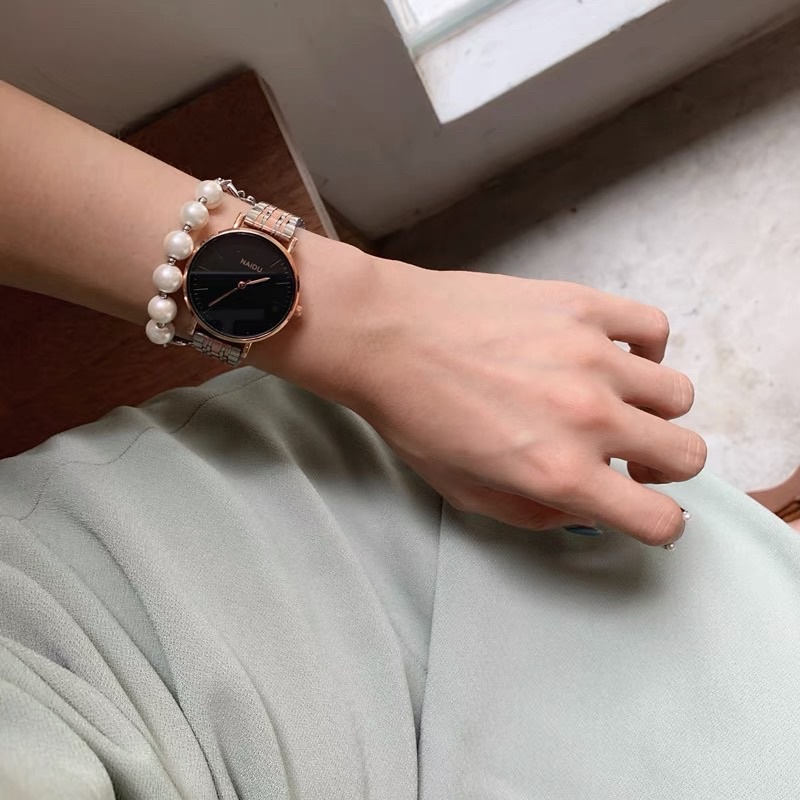 Jam Tangan Analog Wanita/Cewek Terbaru Vintage Model Ulzzang Korea RJ-308