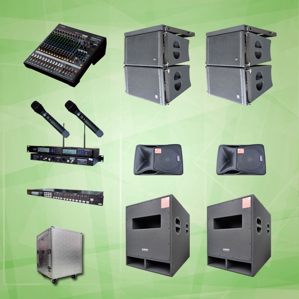 PAKET PRO AUDIO SOUND SYSTEM LINE ARRAY LA9 YAMAHA AUDERPRO