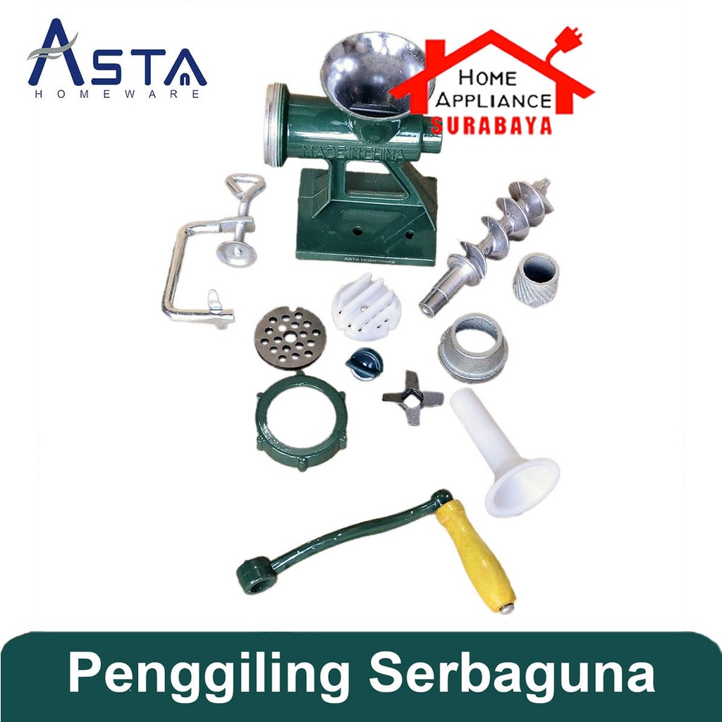 Alat Penggiling Gilingan Daging Serbaguna Meat Mincer NO 6 Asta ASMU-01 ASMU 01