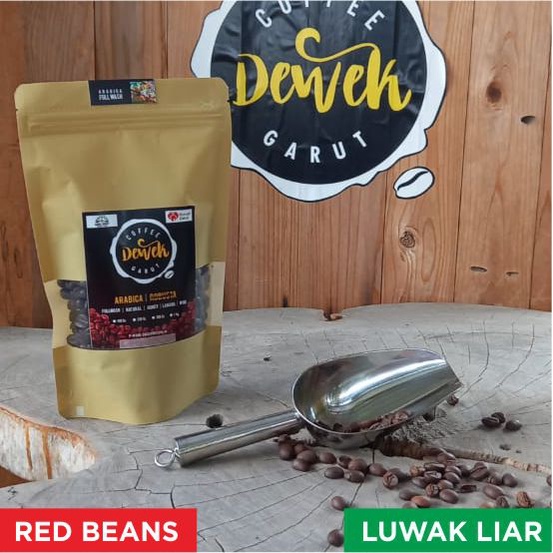 

Kopi Luwak Liar Arabika 250gr Coffee Red Beans (Biji/Bubuk) Origin Gunung Guntur Cipanas Garut