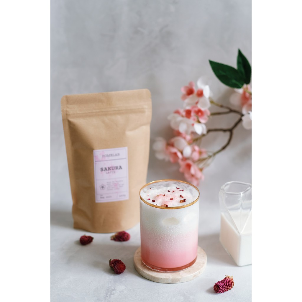 Bubuk Minuman Sakura Latte Premium Powder 200G 4