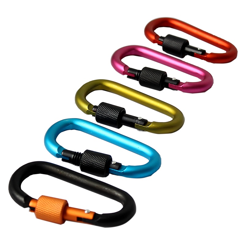 Carabiner D-Ring Bahan Aluminum Untuk Climbing