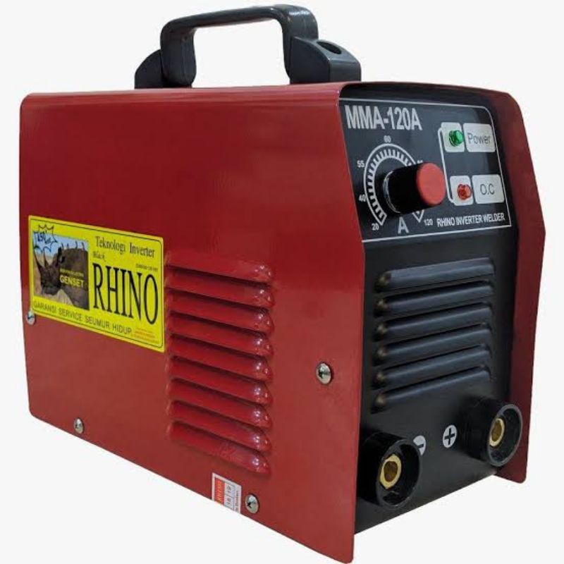 rhino mma 120 ampere mesin las trafo las inverter 900 watt