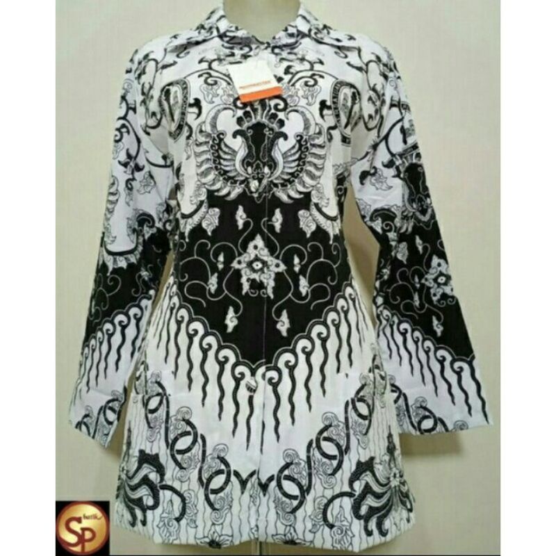 BAJU SERAGAM BATIK PGRI JUMBO KATUN WANITA