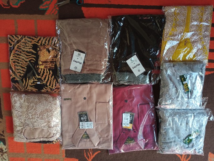 (ori -6 Varian Warna) Batik Couple Kartika 2495 Gamis  Modern Motif Kelabang - Bs059