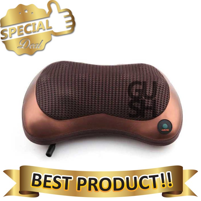 Bantal Leher - Bantal Pijat Shiatsu - Bantal Pijat Leher Multifungsi