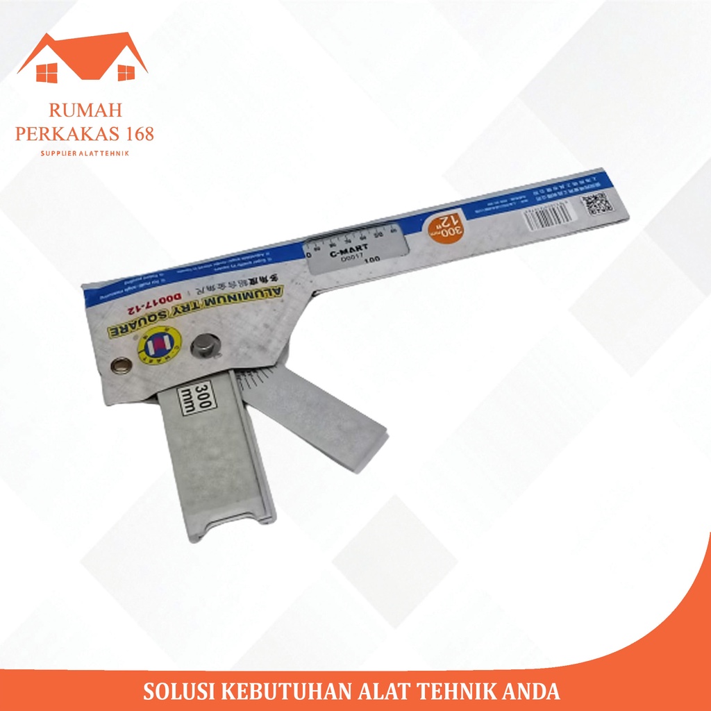 

Penggaris Siku Angel Meter Aluminium 30 cm C Mart Tools D0017 12