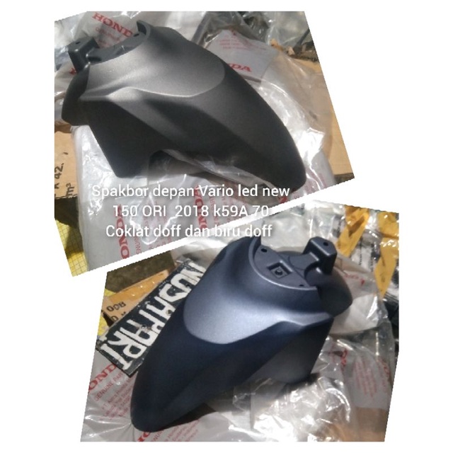 spakbor depan Vario led new 150 2018 2020 coklat doff biru doff ORI Honda
