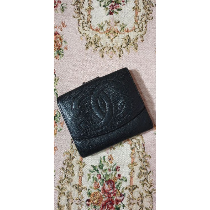 Chanel Wallet Black Caviar (Authentic)
