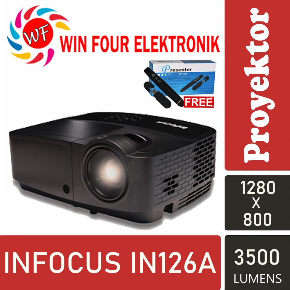 Infocus Proyektor IN126A / 3500 Lumens / 15.000:1 / Proyektor Infocus / Proyektor