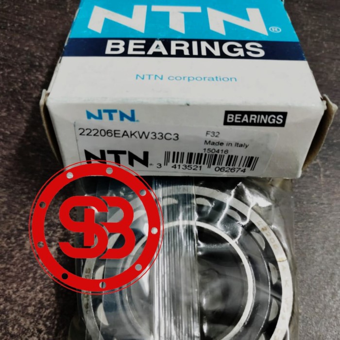 SPHERICAL ROLLER BEARING 22206 EAKW33 C3 NTN JAPAN ORIGINAL