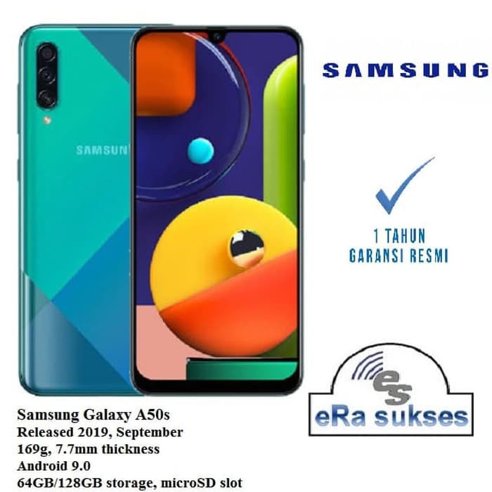 SAMSUNG Galaxy A50s 6/128Gb NEW Android 2019 Garansi Resmi SEIN
