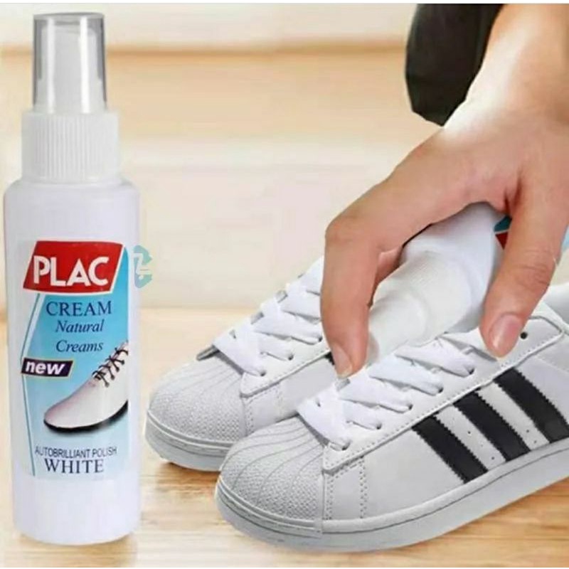 Semir Sepatu Putih Cairan Pembersih Sepatu Warna Putih White Shoes Shoe Cleaner Instan