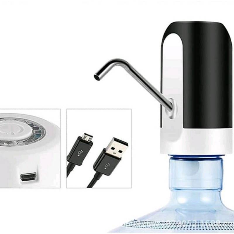 [ GRADE A ] POMPA GALON ELEKTRIK / AUTOMATIC WATER DISPENSER RECHARGE USB DISPENSER GOOD QUALITY