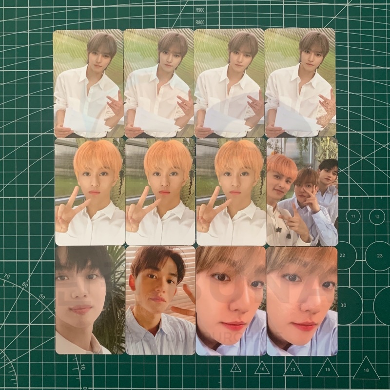 [Ready Stock] Photocard PC SuperM Super One Asia Taemin Baekhyun Taeyong Lucas Mark Unit Lumarkbaek 