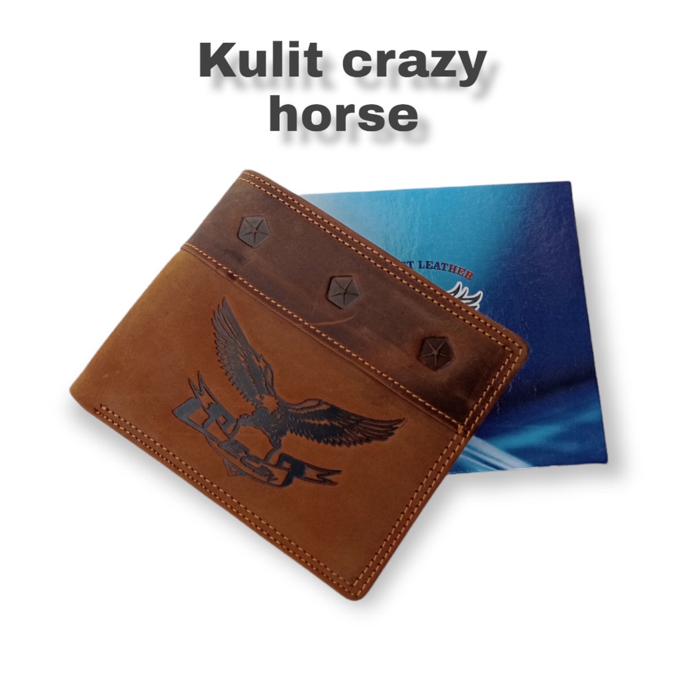 Dompet Pria Kulit Asli Crazy Horse / Dompet Pria Kulit Crazy Horse / Dompet Pria Kulit Asli