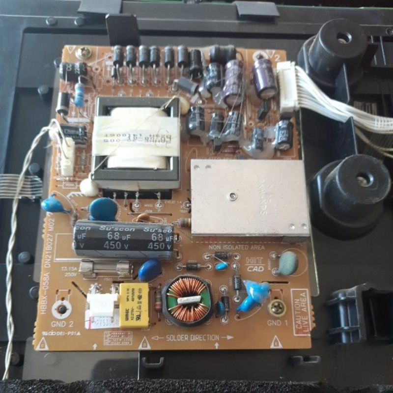 POWER SUPLAY TV LED POLYTRON PLD 22D900