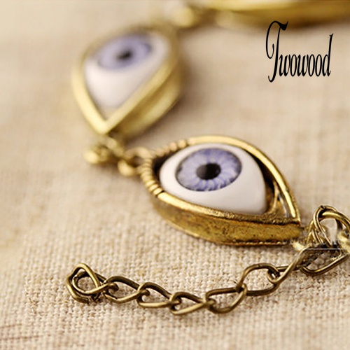 Gelang Rantai Desain Angel Evil Eye Untuk Unisex