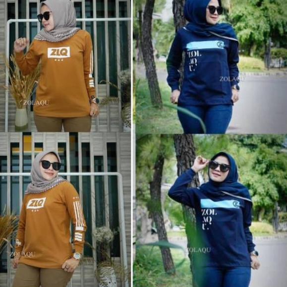 KAOS ZOLAQU 100% ORIGINAL TERBARU TERLARIS NAVY DAN COKLAT NEW,  BATA, HITAM, PUTIH NEW SIZE DLW