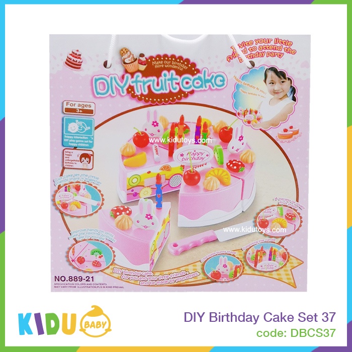 Maina Anak DIY Birthday Cake Set 37 Kidu Baby