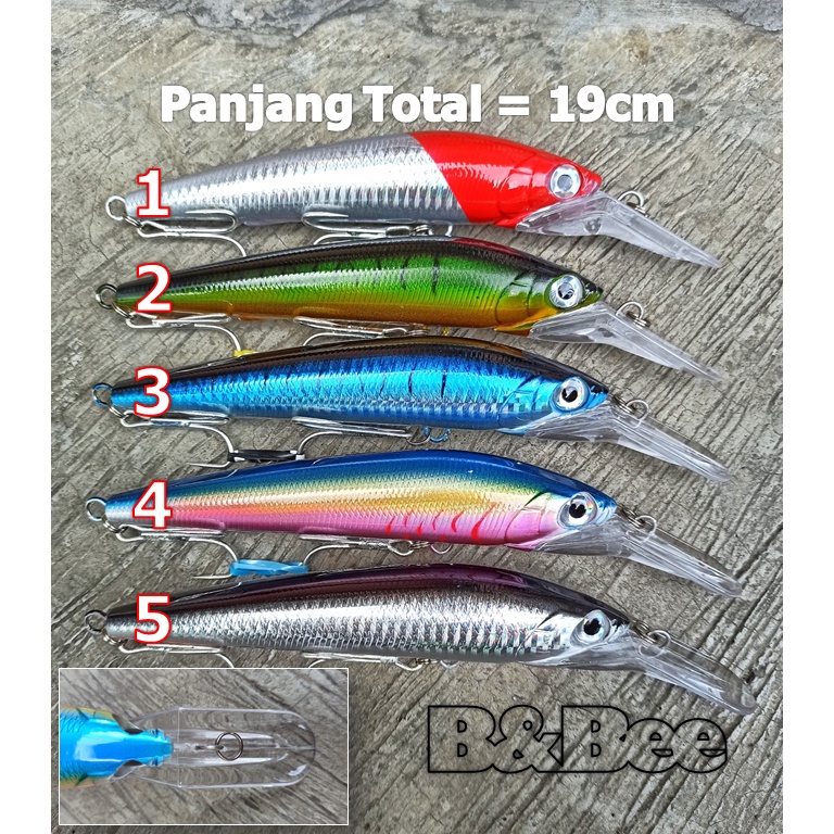 Trolling Umpan Pancing Minnow D