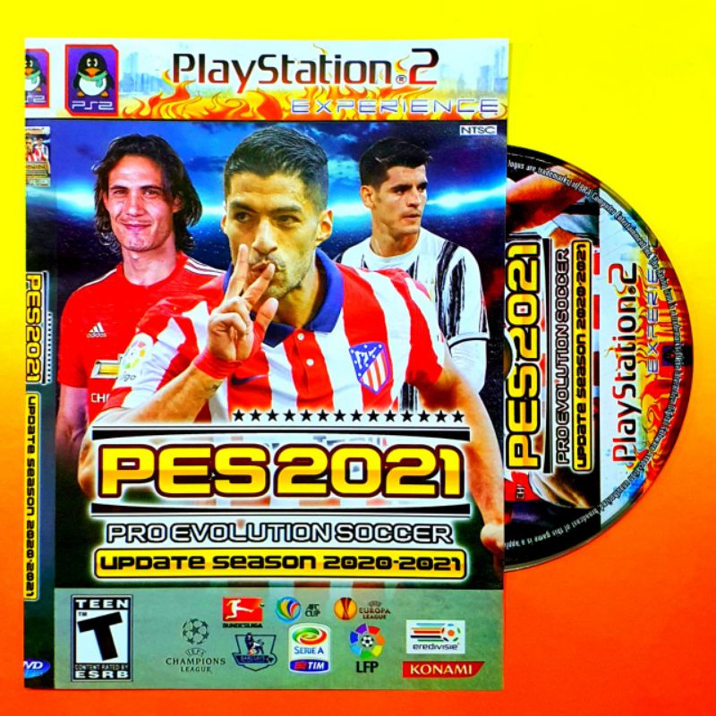 KASET - PS 2 GAME BOLA PES TERBARU-KASET PLAYSTATION PS 2 GAME PES BOLA