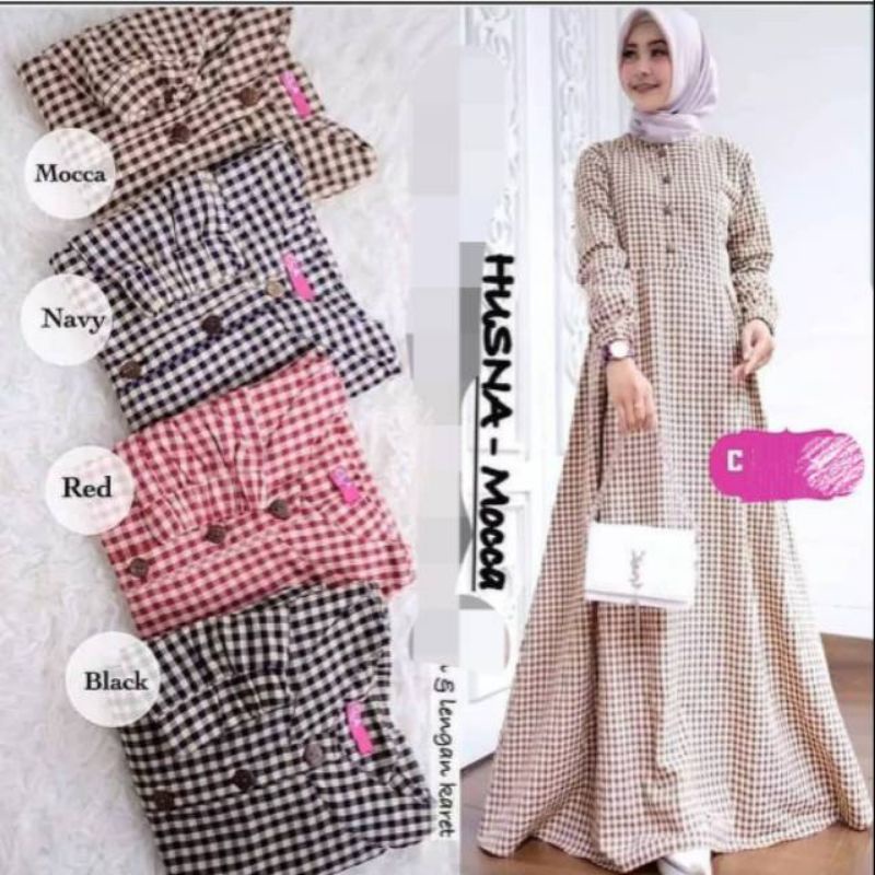 Husna dress maxy fashion muslim remaja