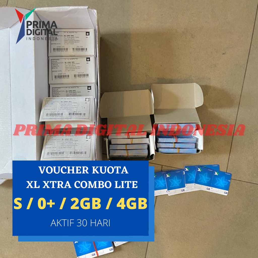 VOUCHER XL XTRA COMBO LITE S / 0+ / 2GB/4GB