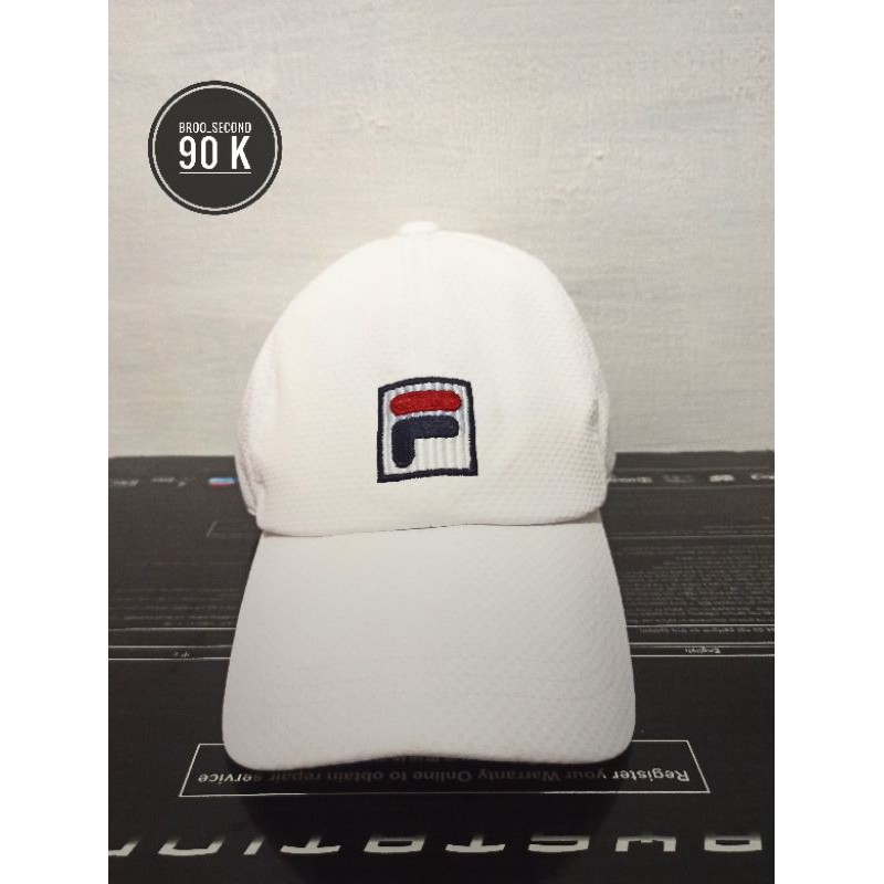 fila topi pria  cewek second 100% original bekas rasa baru