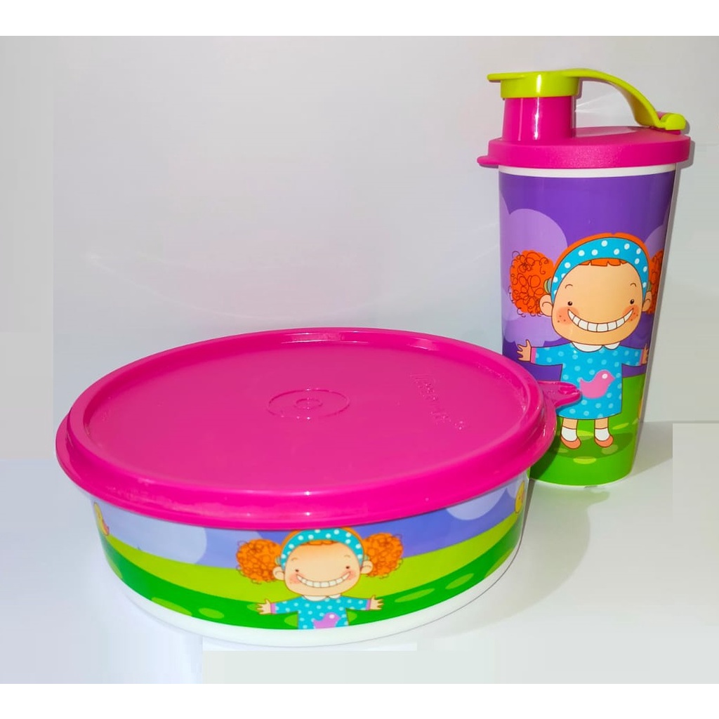 Lunch Box  bulat 700 ml pink Tupperware