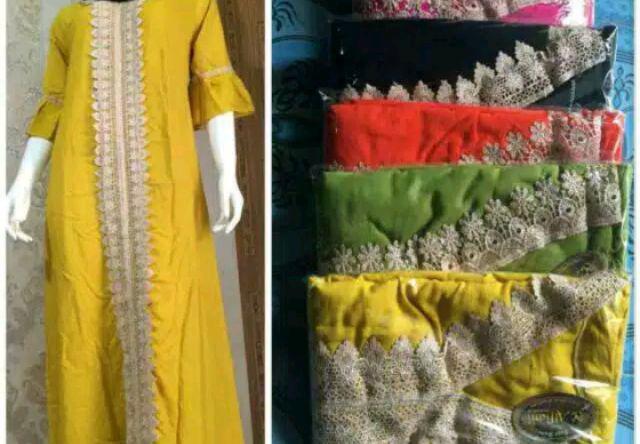 S-m-l-xl-xxl-3l-4l-5l Batik Tunik Wanita Unggul Jaya Asj Sa Hrb026 Kenongo Pekalongan Sogan Tulis