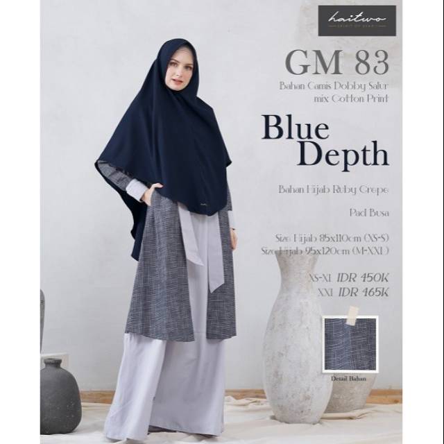 Gamis haitwo GM 83 / Gamis Remaja Trendy / Gamis Syari / Gamis Pesta / Set Gamis Hijab