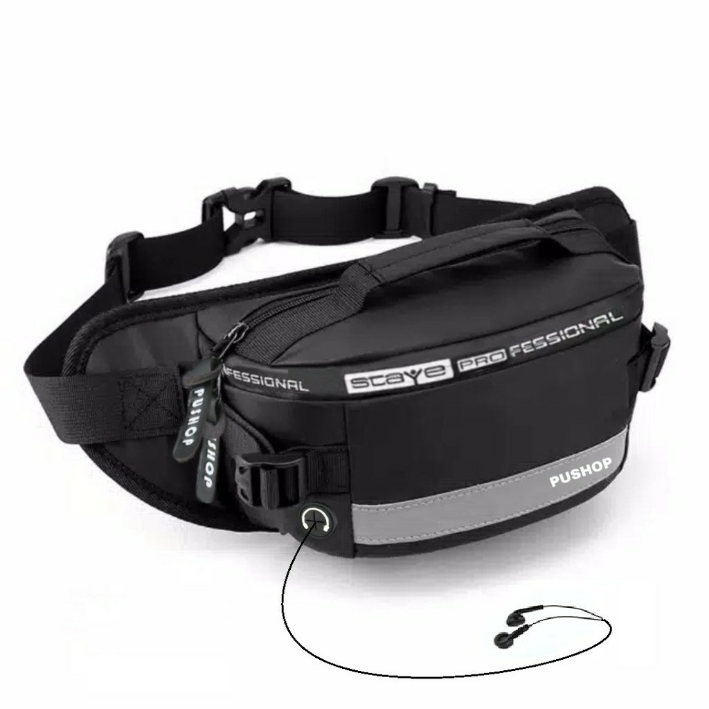 WAISTBAG PRIA TAS PINGGANG TERMURAH / TAS SELEMPANG MURAH / WAIST BAG KEREN