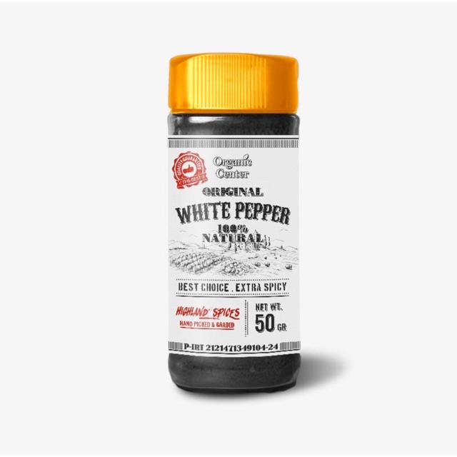 

Organic Center White Pepper 50gr lada Putih bubuk