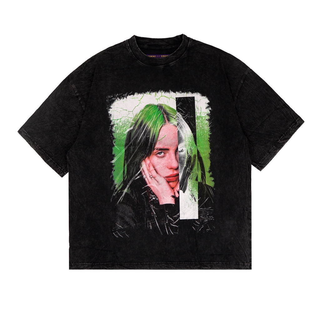 Toxic1805 T-shirt Oversize Washed Billie Eilish