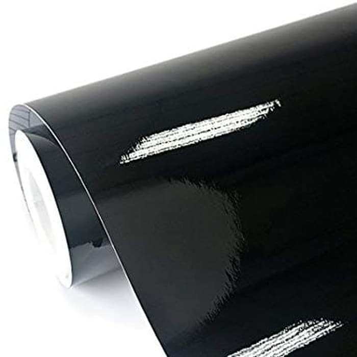 

Sticker Stiker Black Hitam Gloss Glossy Mengkilap Vinyl