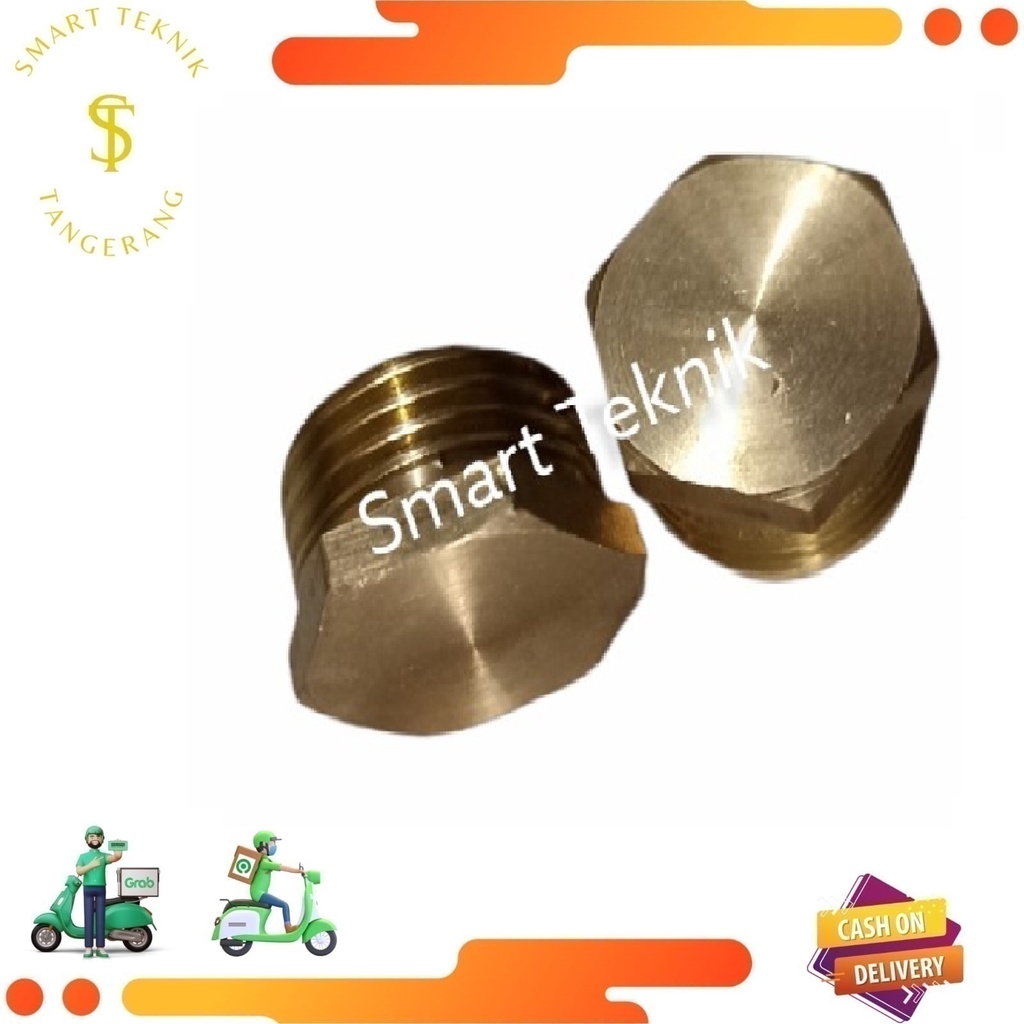 TUTUP PIPA KRAN DRAT LUAR PLUG DOP DRAT LUAR 3/4 In