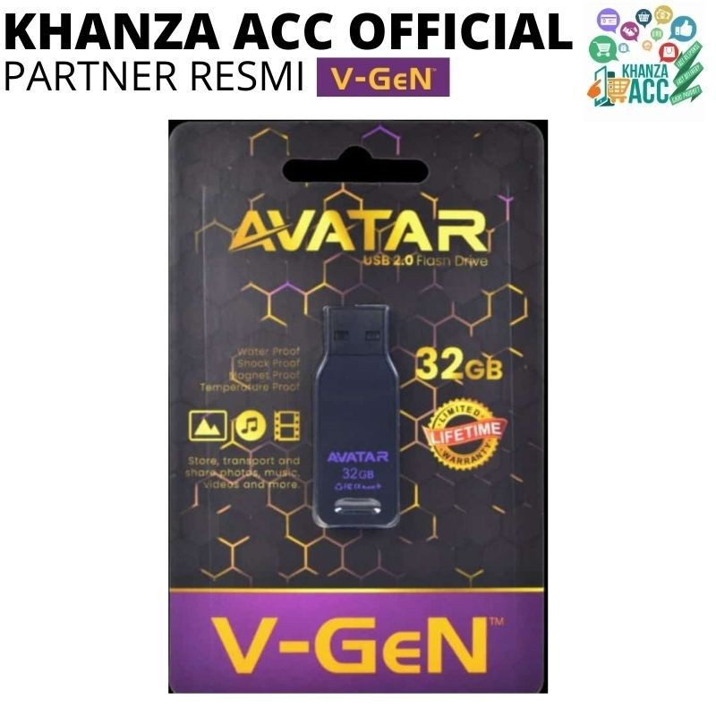 KHANZAACC Flashdisk VGEN Avatar 32GB USB 2.0 Flashdrive