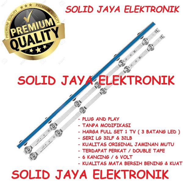 BACKLIGHT TV LED LG 32LF550 32LB550 32LB550A 32LF 32LB LAMPU 6V BL 6K LAMPU LED LG 6 VOLT 6 KANCING