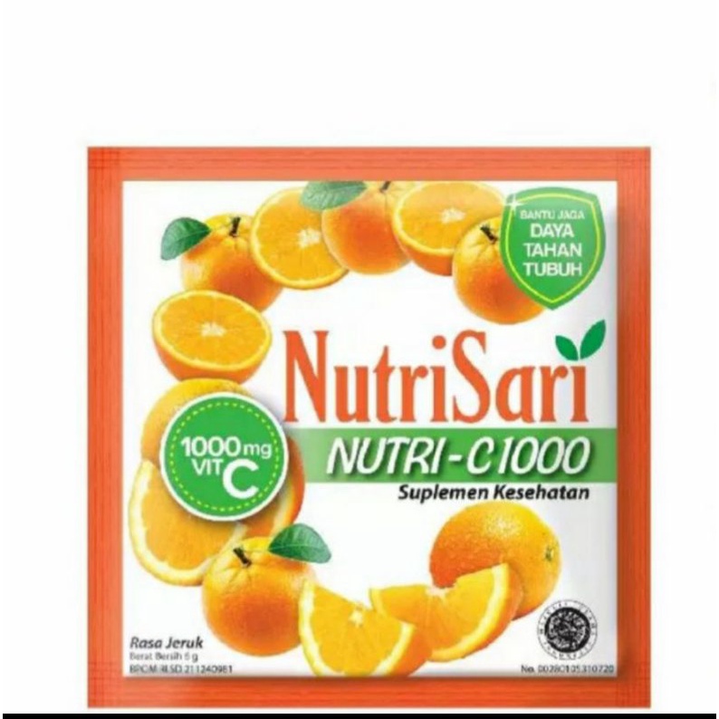 

1 rcg nutrisari blewah - nutri c 1000 isi 10 sachet