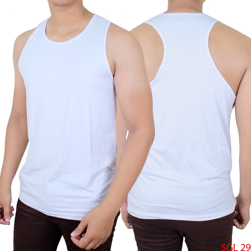 Kaos Dalaman Singlet Gym Pria-SGL 29