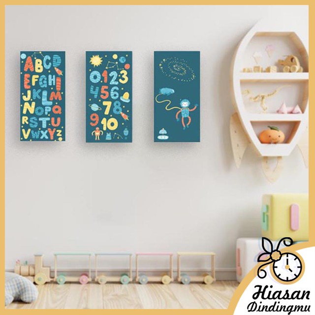 Hiasan dinding kamar tidur dekorasi kamar anak alfabet dekorasi rumah walpaper dinding kamar tidur
