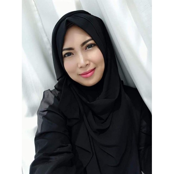 Jilbab Instan // PHRP // tiara Hijabers-BLACK