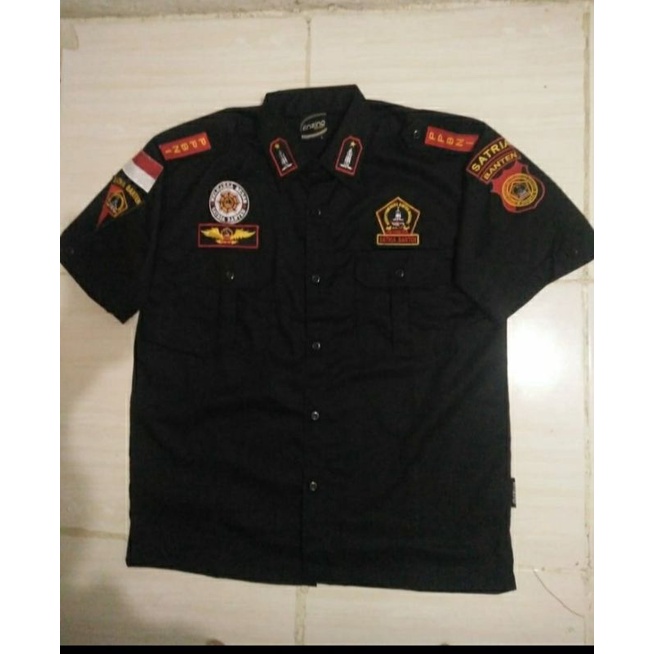 BAJU KEMEJA SATRIA BANTEN FULL BORDIR