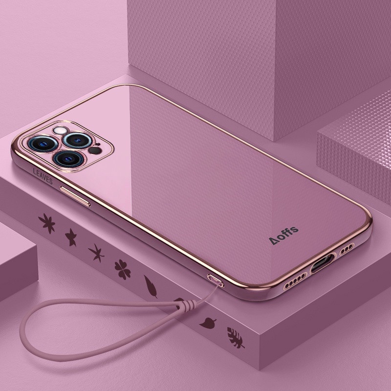 Casing Soft Case Silikon Plating Warna Polos Untuk OPPO Reno 6Z / 6 4G / 6 Pro / 5G / 5pro / 6 / 5F / 5 Lite