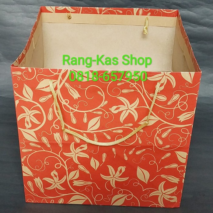 

BISA BAYAR DITEMPAT Paperbag Batik Kue Medium samson doff - Merah TERLARIS