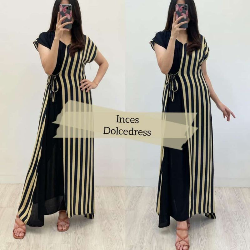 Dolce Inces Homedress - Daster Busui Mata Kaki By DolceDress