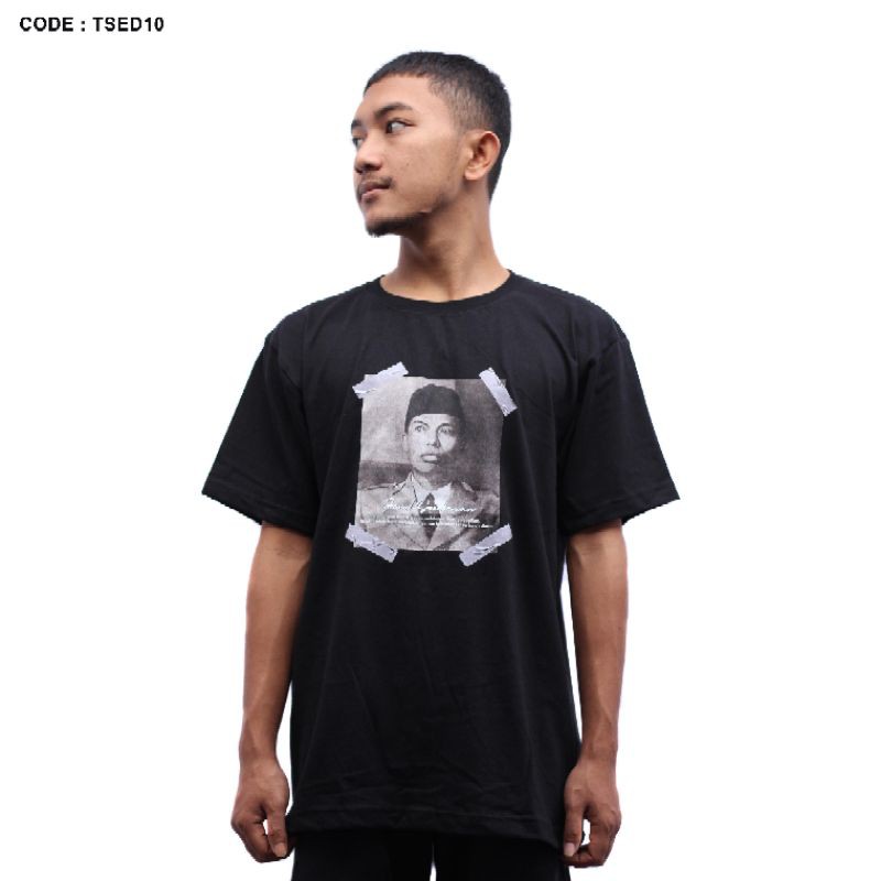 kaos tema Indonesia Jendral Soedirman TSED10