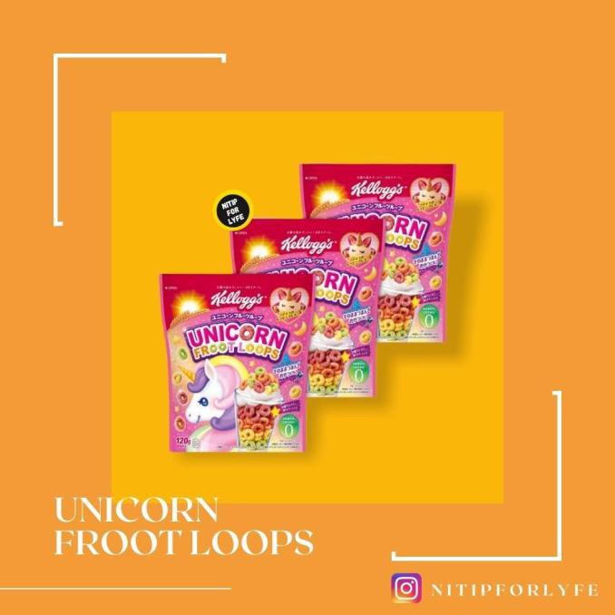 

Sale KELLOGG'S CEREAL Unicorn Froot Loops FROM JAPAN 120gr