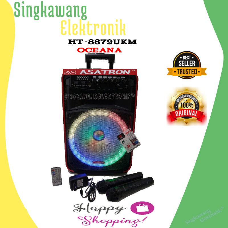 SPEAKER PORTABLE ASATRON OCEANA 12 INCH HT-8879UKM